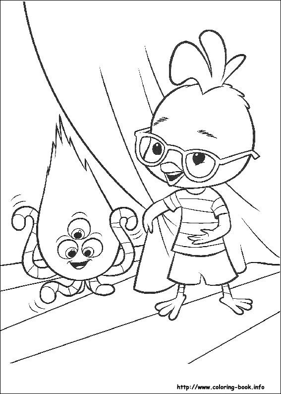 Chicken Little coloring picture